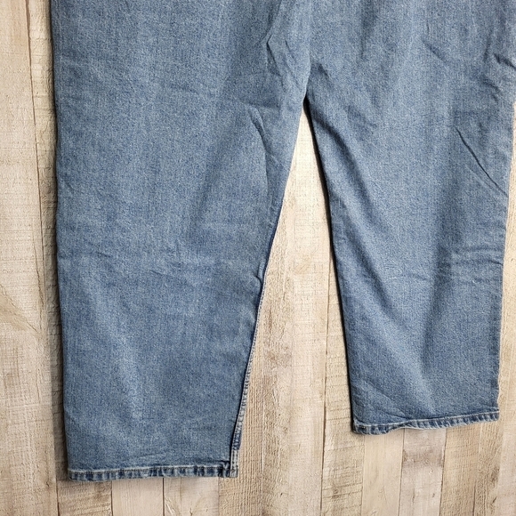 Men's Levi's 550 Relaxed-Fit Stretch Straight Blue Jeans 50x32 New - Picture 9 of 15